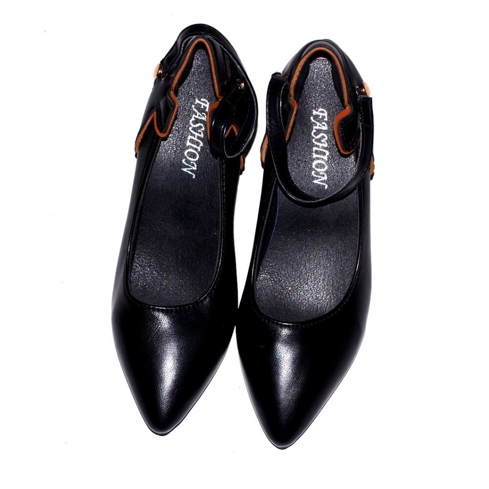 New Without Tags Fashion Black High Heel Shoes Women Size 5